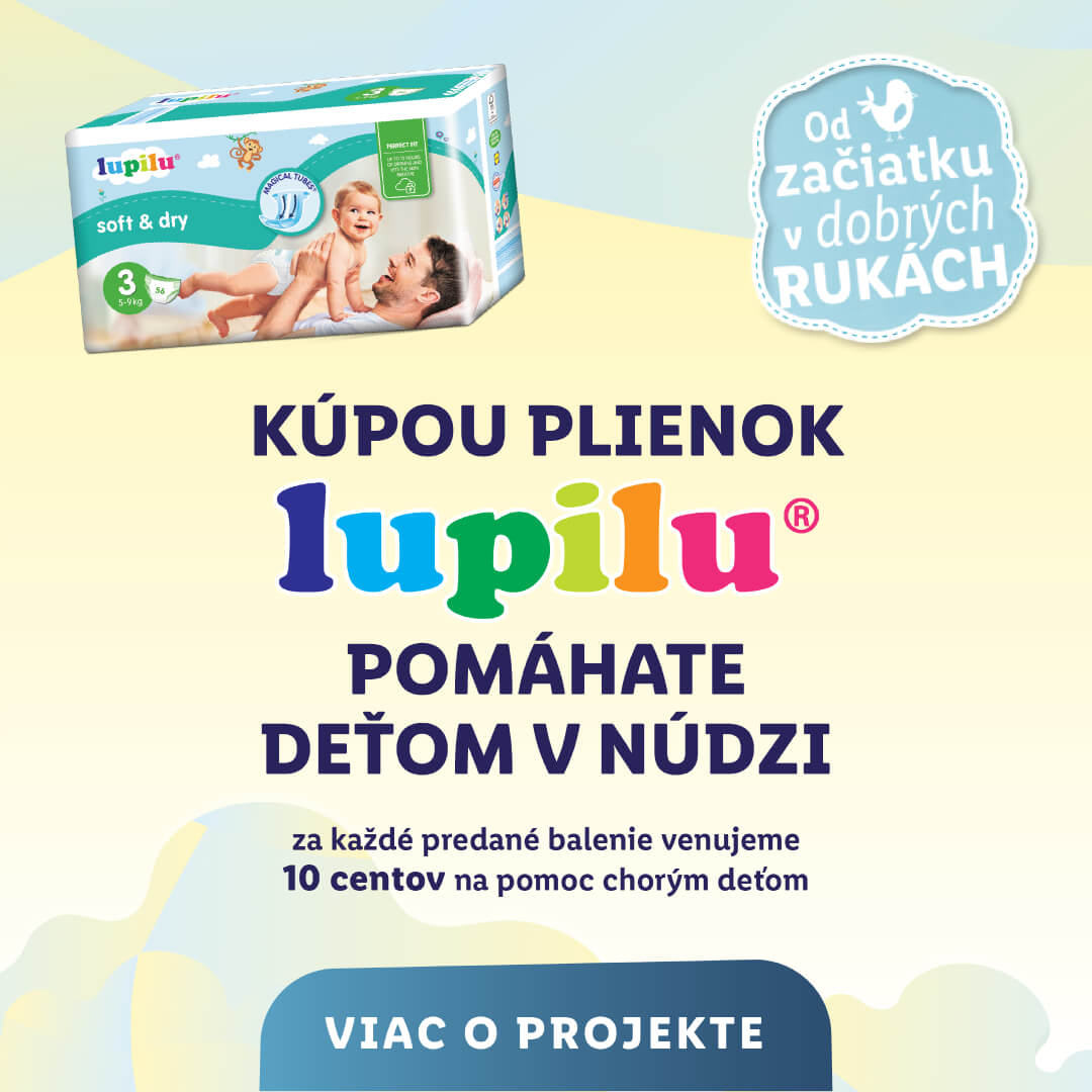 Kúpou plienok lupilu pomáhame deťom v núdzi