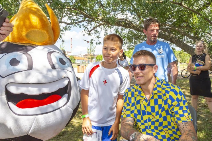 Lidl Čistinka v Partizánskom, otvorenia sa zúčastnil aj Juraj Kucka, Denis Vavro a Nikola Rybanská