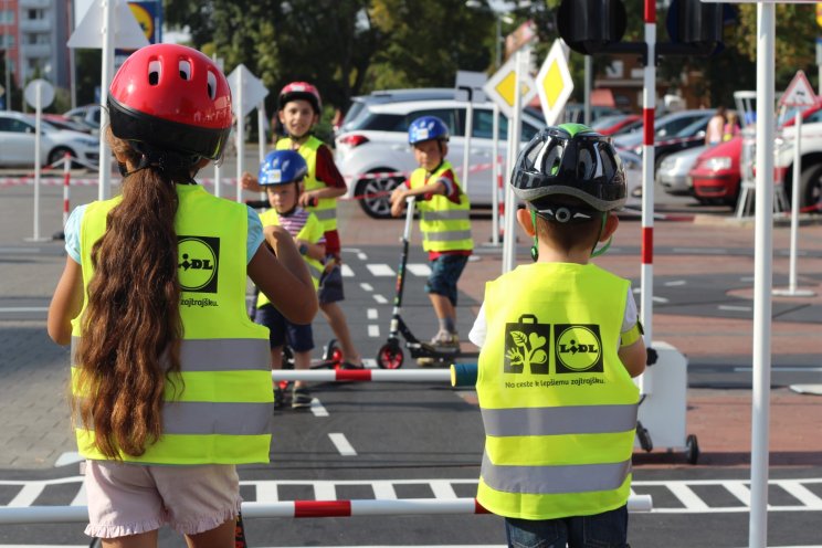 Slávnostné otvorenie detského dopravného ihriska od Lidl