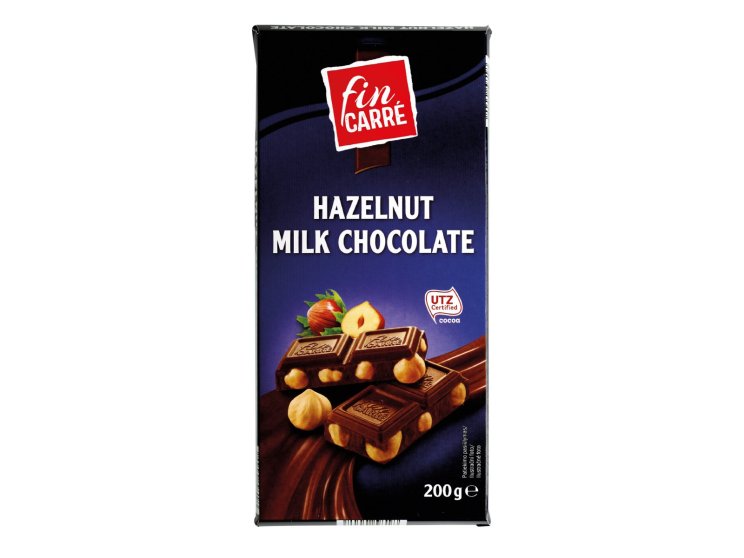 Fin Carré Hazelnut Milk Chocolate