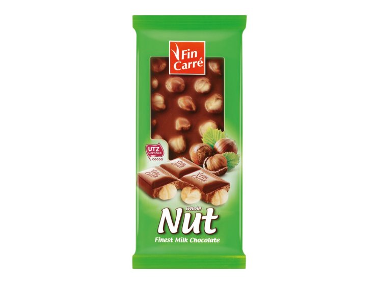 Fin Carré Whole Nut Finest Milk Chocolate
