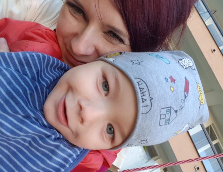 Mirko s maminou