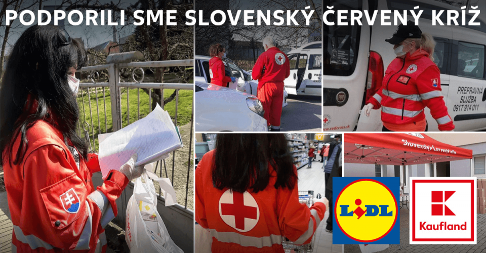 Spoločnosť Lidl sa spojil so svojim konkurentom a spoločne podporili Slovenský Červený kríž