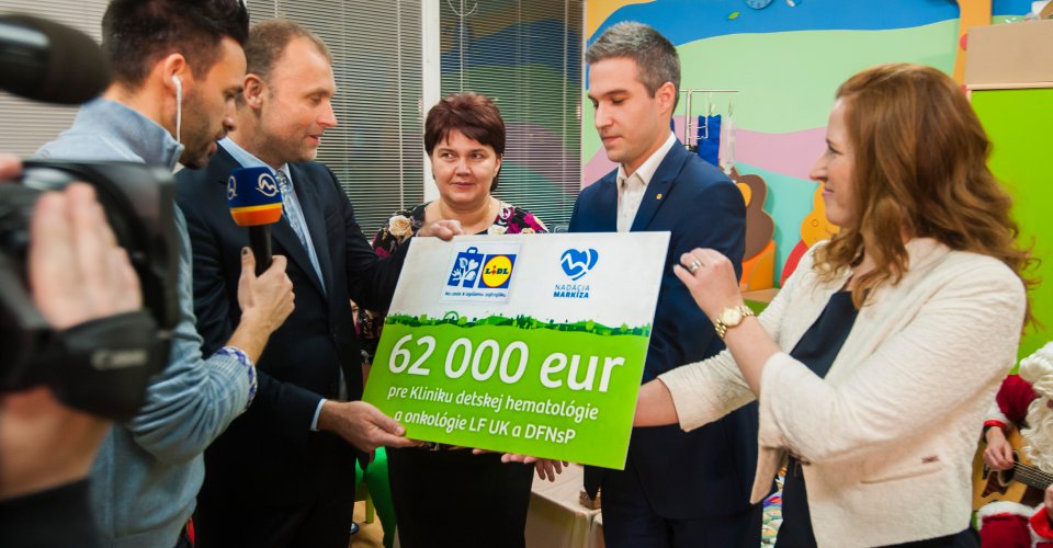 Lidl a Markíza pomáhajú deťom s rakovinou
