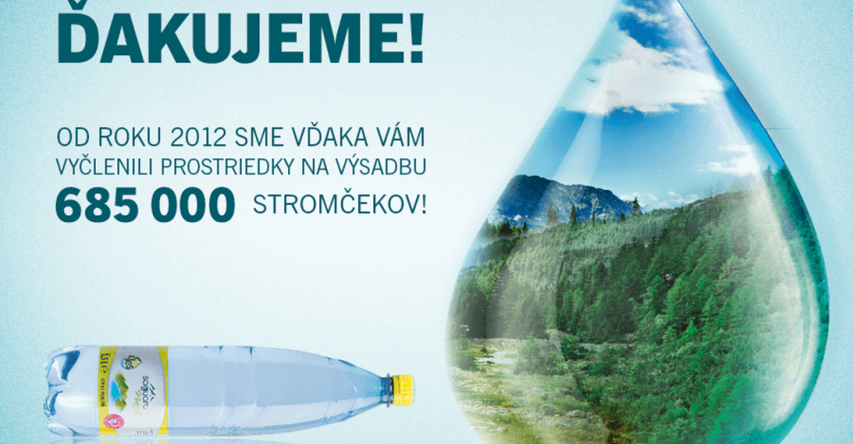 spolocenska zodpovednost v praxi - uz 685 000 vysadenych stromcekov